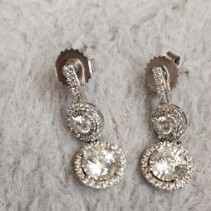 Diamonique Earrings.